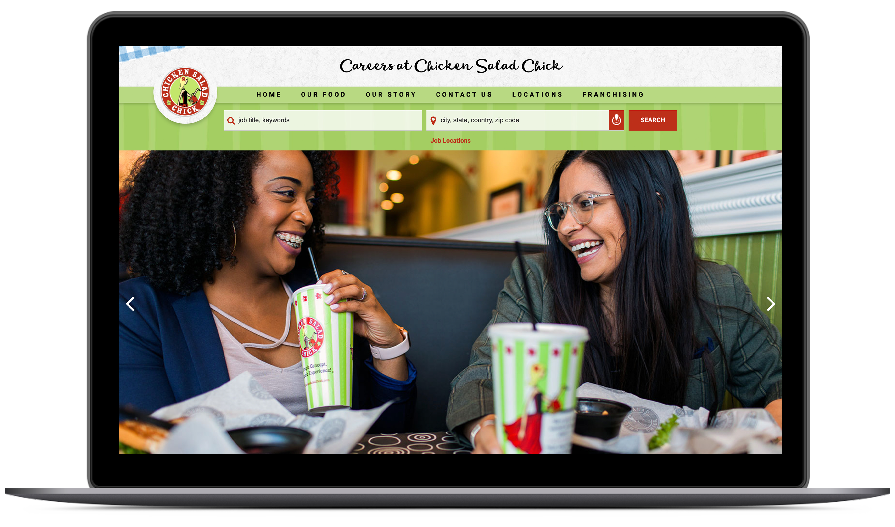 Chicken Salad Chick career site by Recruit Rooster