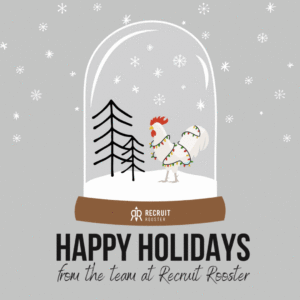 Recruit Rooster 2022 digital holiday card