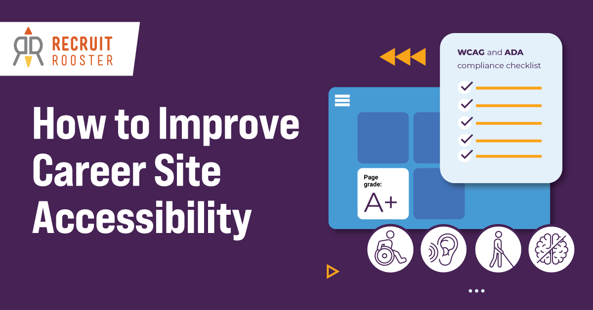Improve career site accessibility with Recruit Rooster
