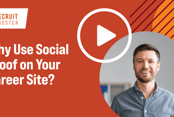 How to use social proof on career sites with employee testimonial videos by Recruit Rooster