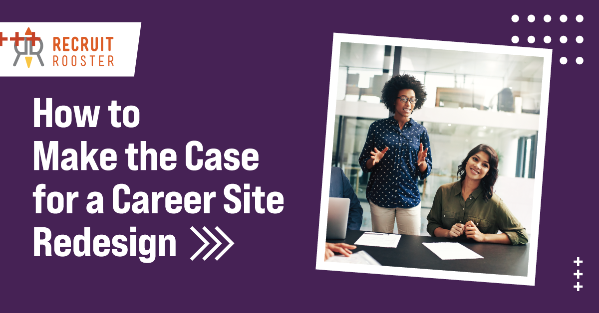 Career site redesign services at Recruit Rooster