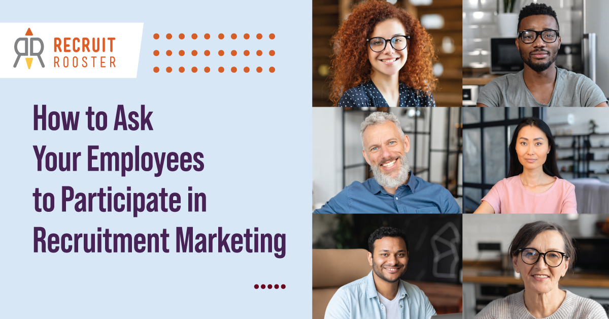 Choosing employees for testimonial videos for Recruit Rooster's Talent Attract video platform