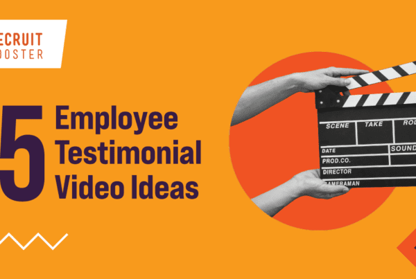 Employee testimonial video ideas for Recruit Rooster's Talent Attract video app